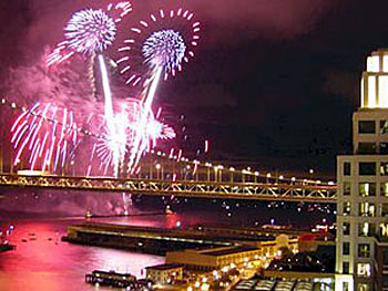 Fireworks on the Bay