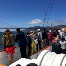 Bay lady on the water